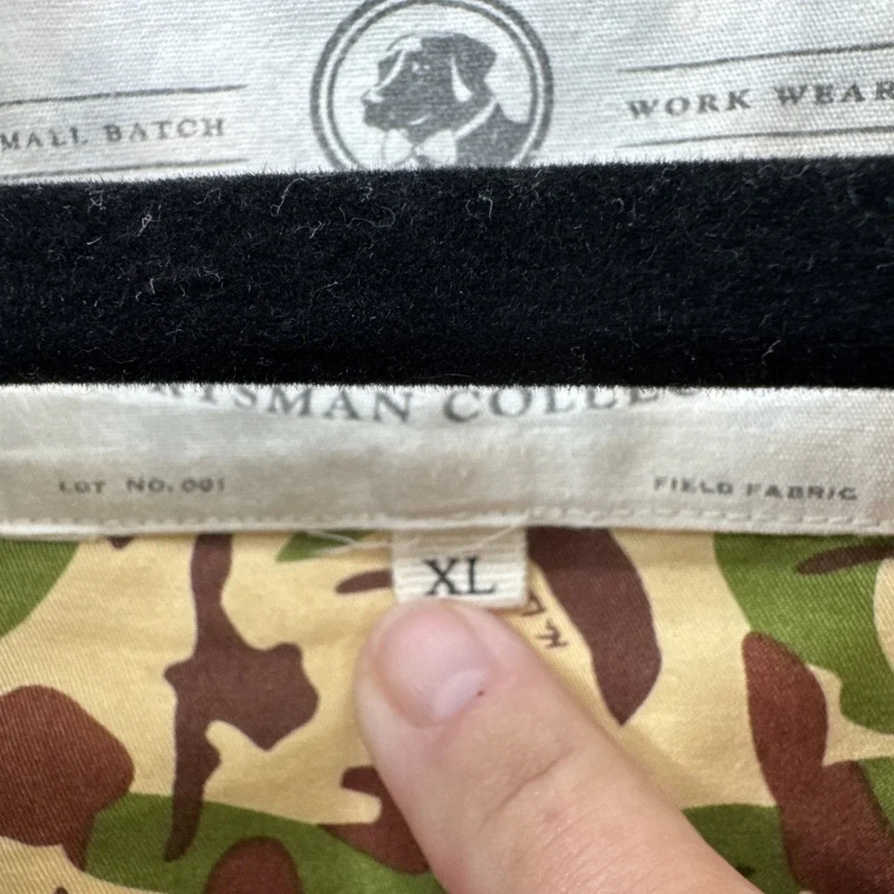 LAMB & SON Southern Proper Jacket/Field Coat Mens‎ XL Duck Hunting Canvas Camo